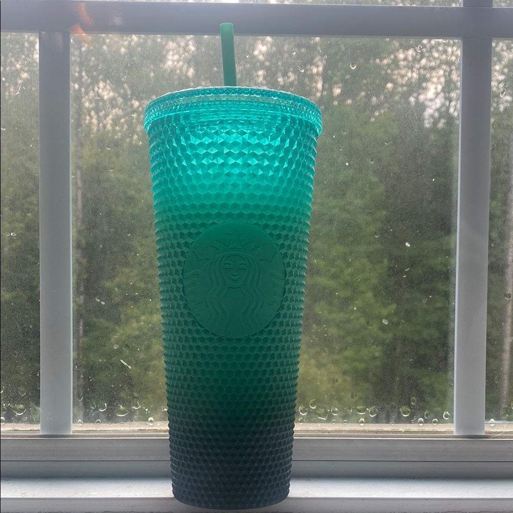 Starbucks Teal Textured Tumbler
